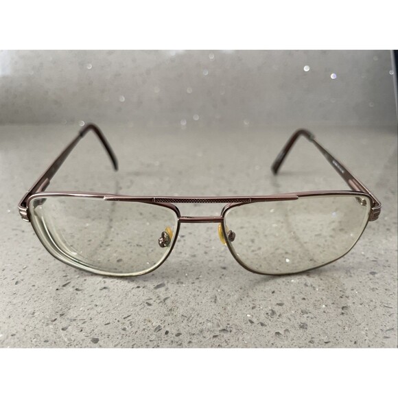 VIVA Eyewear RECTANGULAR EYEGLASSES FRAMES ONLY BROWN 296 BRN 57-15-145 - Picture 1 of 12